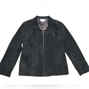 PRESTON & YORK suede leather jacket L